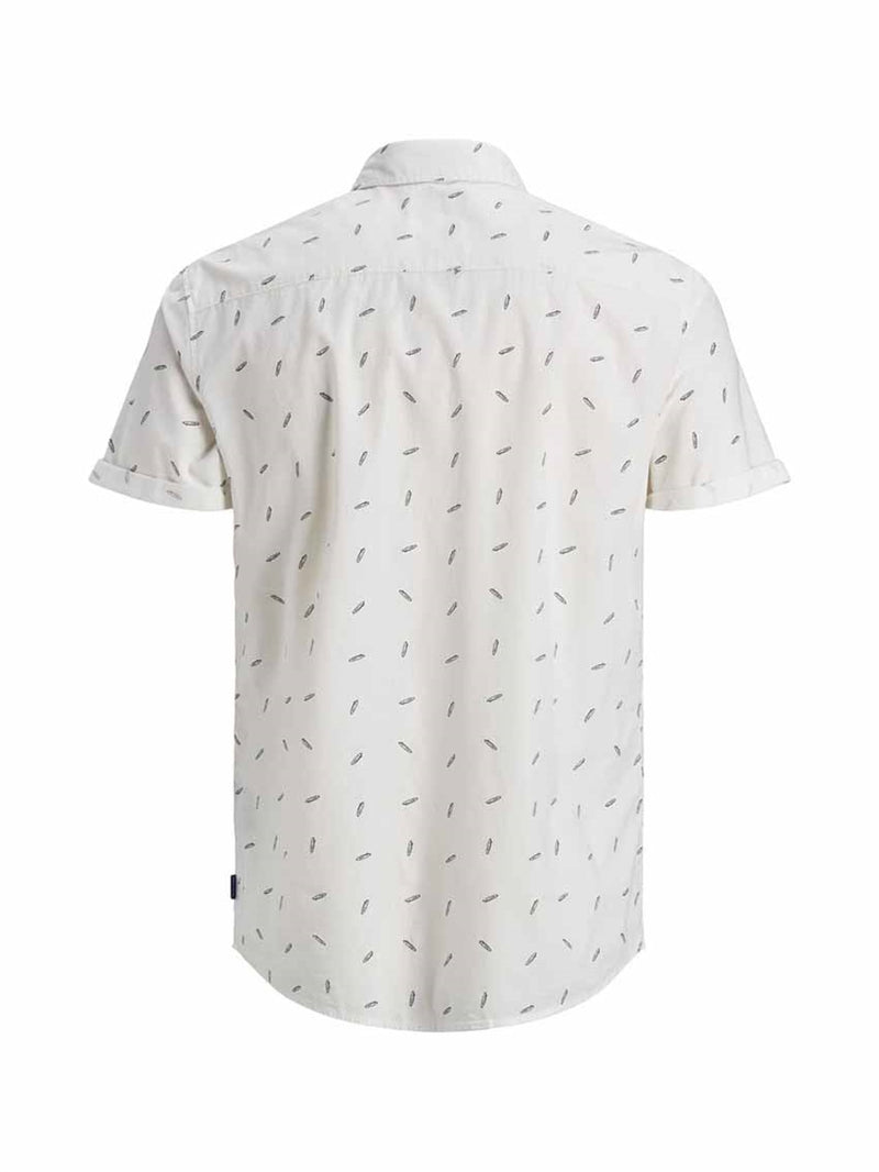 Luis Kortärmad Skjorta Herr Cloud Dancer - Jack & Jones