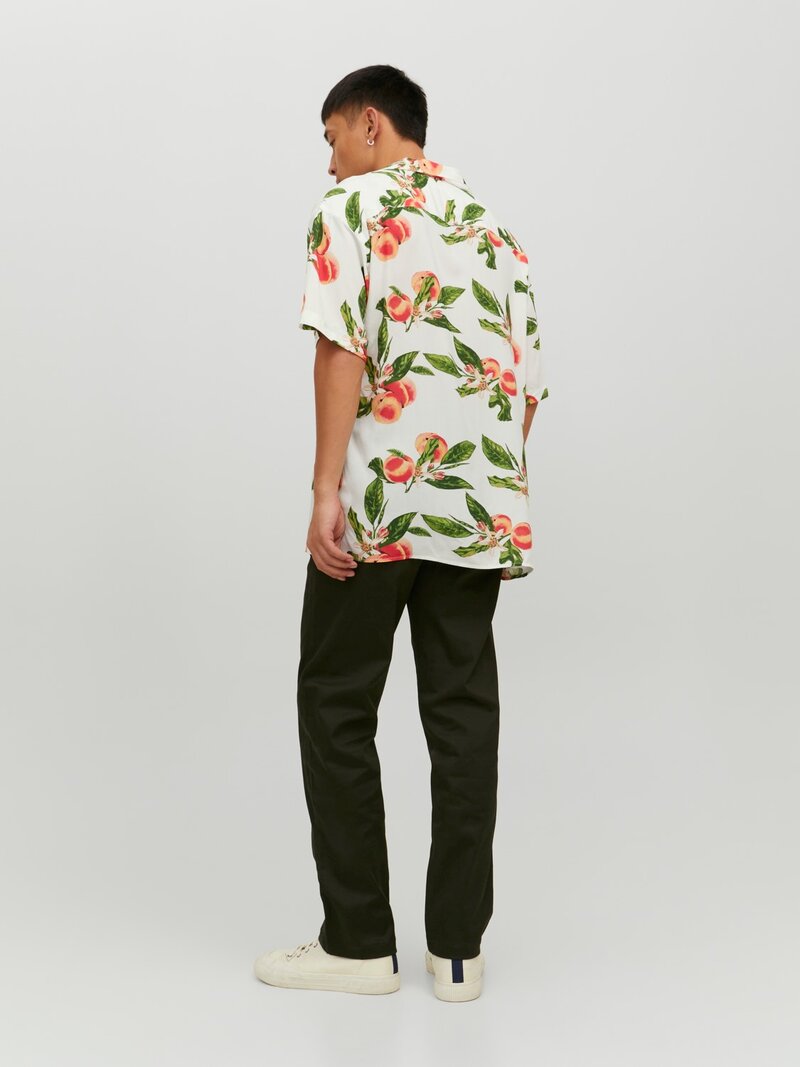 Luke Short Sleeved Shirt Men Cloud Dancer Jack & Jones