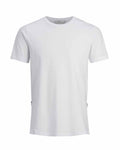Madden Zip T-Shirt Herr Vit - Jack & Jones