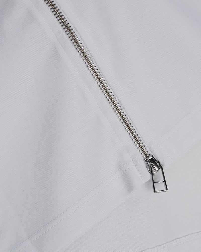 Madden Zip T-Shirt Herr Vit - Jack & Jones