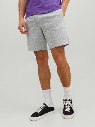 New Basic Collageshorts Herr Light Grey Melange Jack & Jones