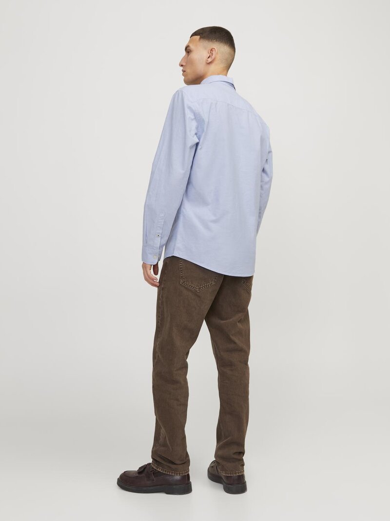 Oxford Skjorta Herr Cashmere Blue Jack & Jones