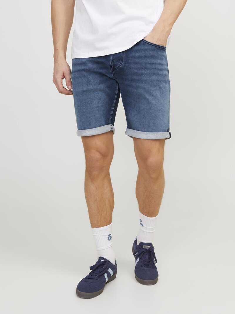 Rick Icon Shorts Men's Dark Blue Denim Jack & Jones