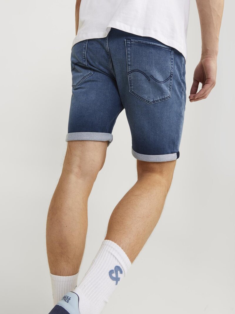 Rick Icon Shorts Men's Dark Blue Denim Jack & Jones