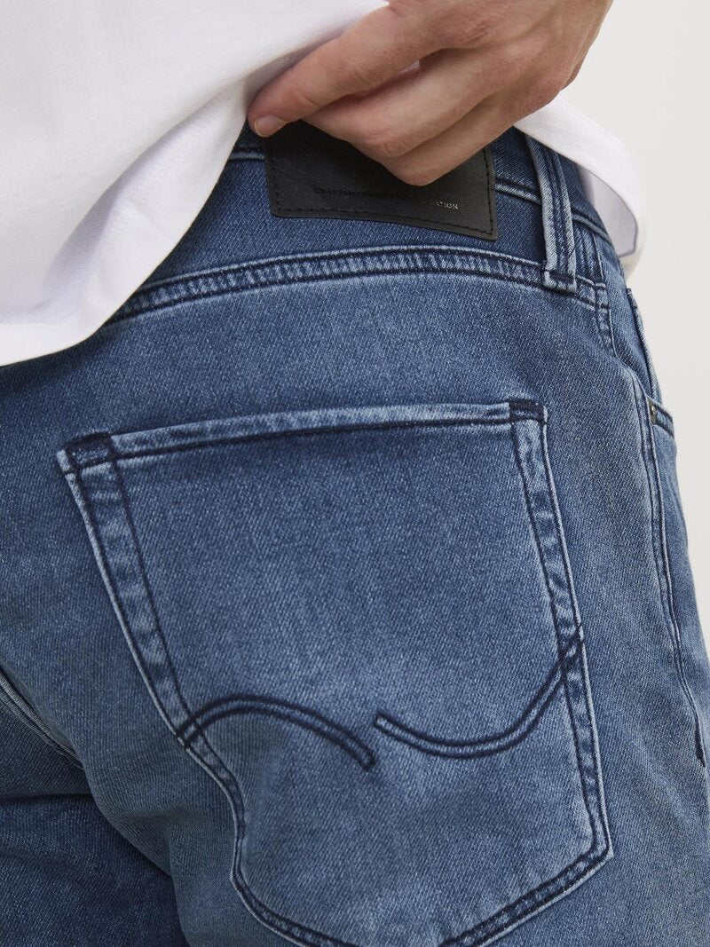 Rick Icon Shorts Men's Dark Blue Denim Jack & Jones