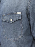 Sheridan Skjorta Herr Medium Blue Denim Jack & Jones