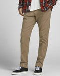 Stollie Jagger Chinos Regular Fit Herr Beige - Jack & Jones