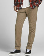 Stollie Jagger Chinos Regular Fit Herr Beige - Jack & Jones