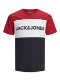 Lego Blocking T-shirt Men Tango Red Jack & Jones