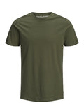 Organic Bas T-shirt Herr Oliv - Jack & Jones