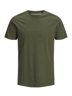 Organic Bas T-shirt Herr Oliv - Jack & Jones