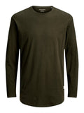 Noa Långärmad T-shirt Herr Mörkgrön - Jack & Jones