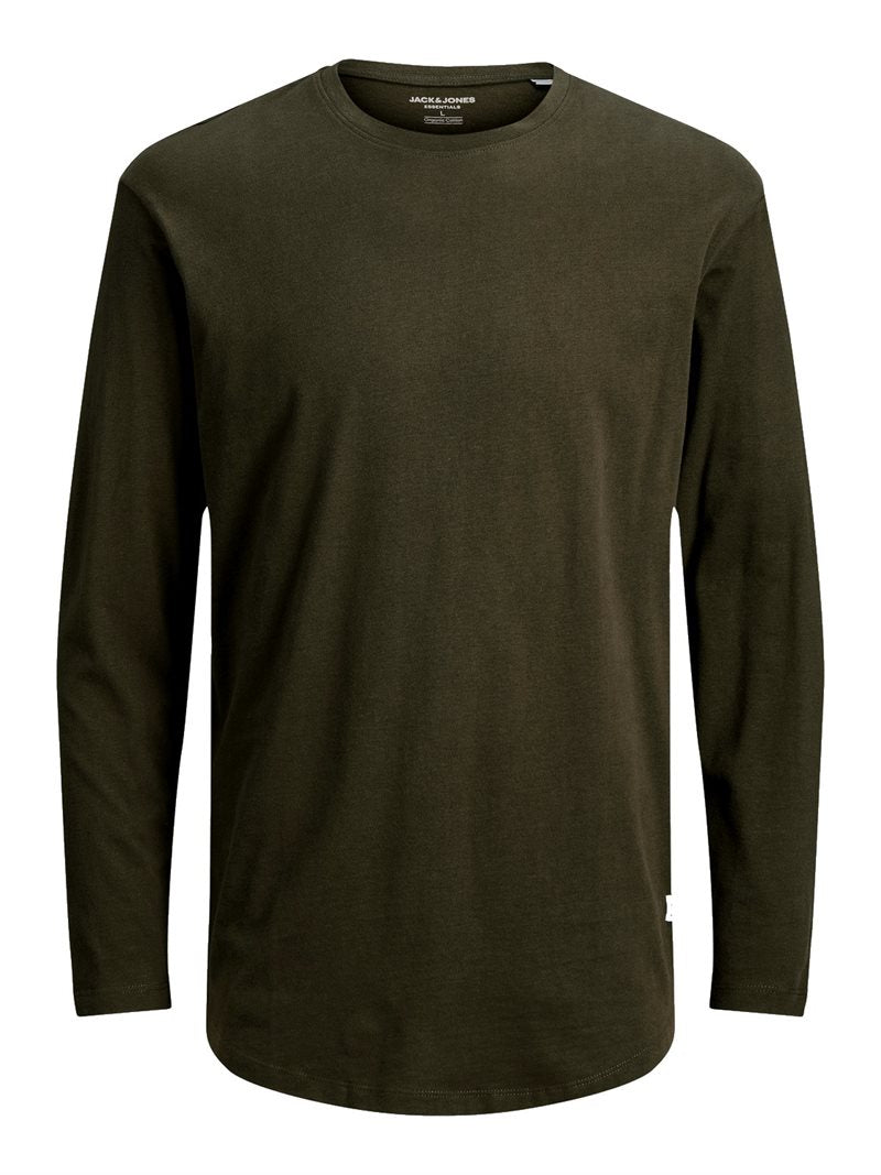 Jack & Jones Noa Long-Sleeve T-Shirt Men Dark Green - Jack & Jones