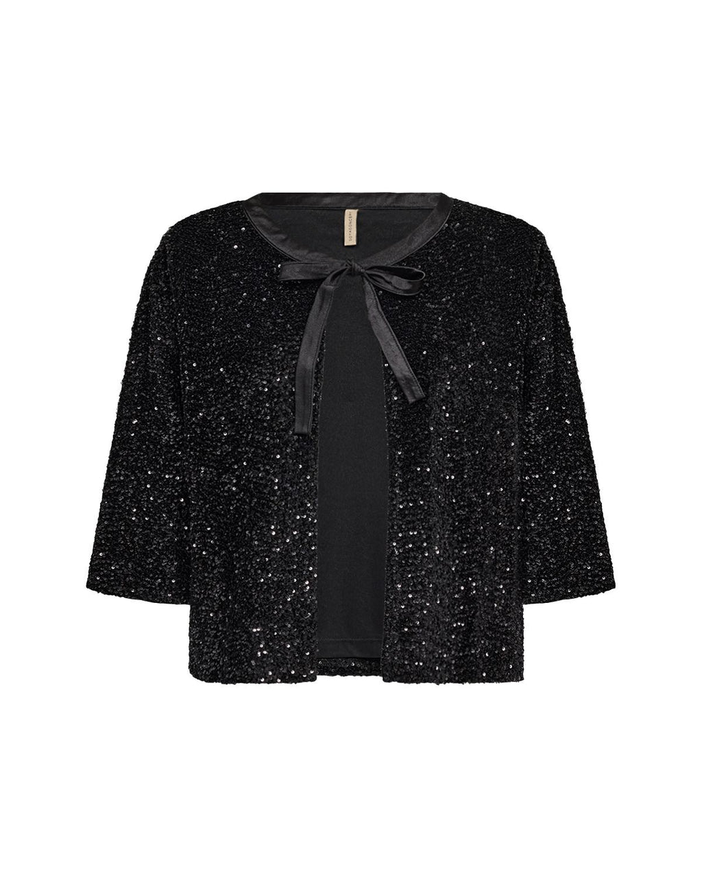 Jasleen 3 Paljettkofta Svart Black | Smilebutiken - Soyaconcept