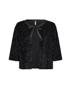 Jasleen 3 Paljettkofta Svart Black | Smilebutiken - Soyaconcept