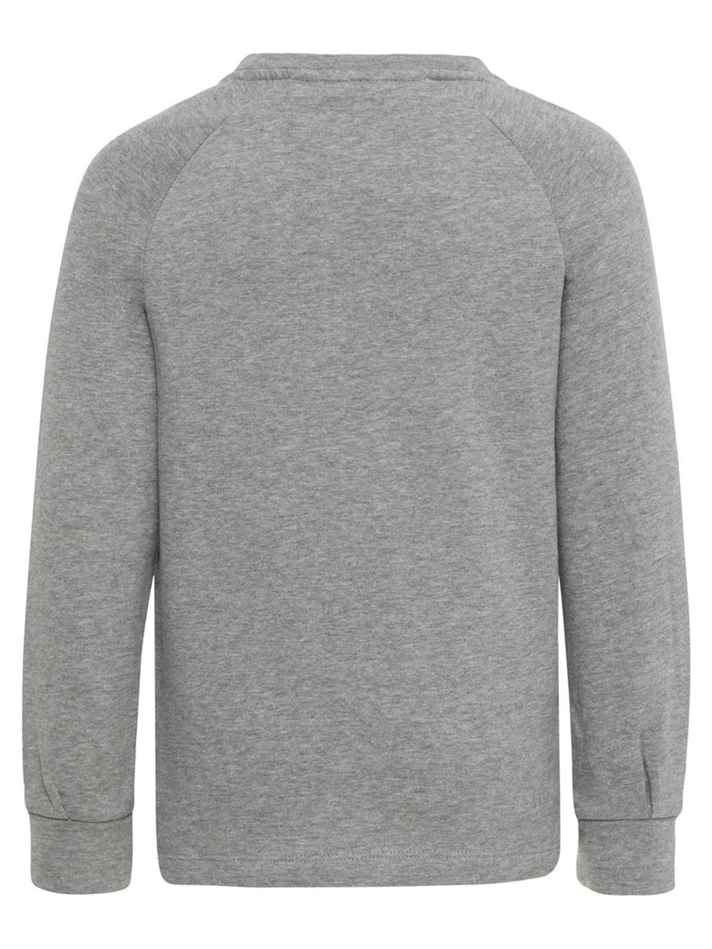 Jax Bru Light Sweat Grey Melange Kids Name it