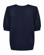 Joel Short-sleeved Pullover Women Navy Blazer | Smilebutiken - Freequent