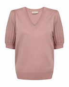 Joel Kortärmad Pullover Dam Pale Mauve | Smilebutiken - Freequent