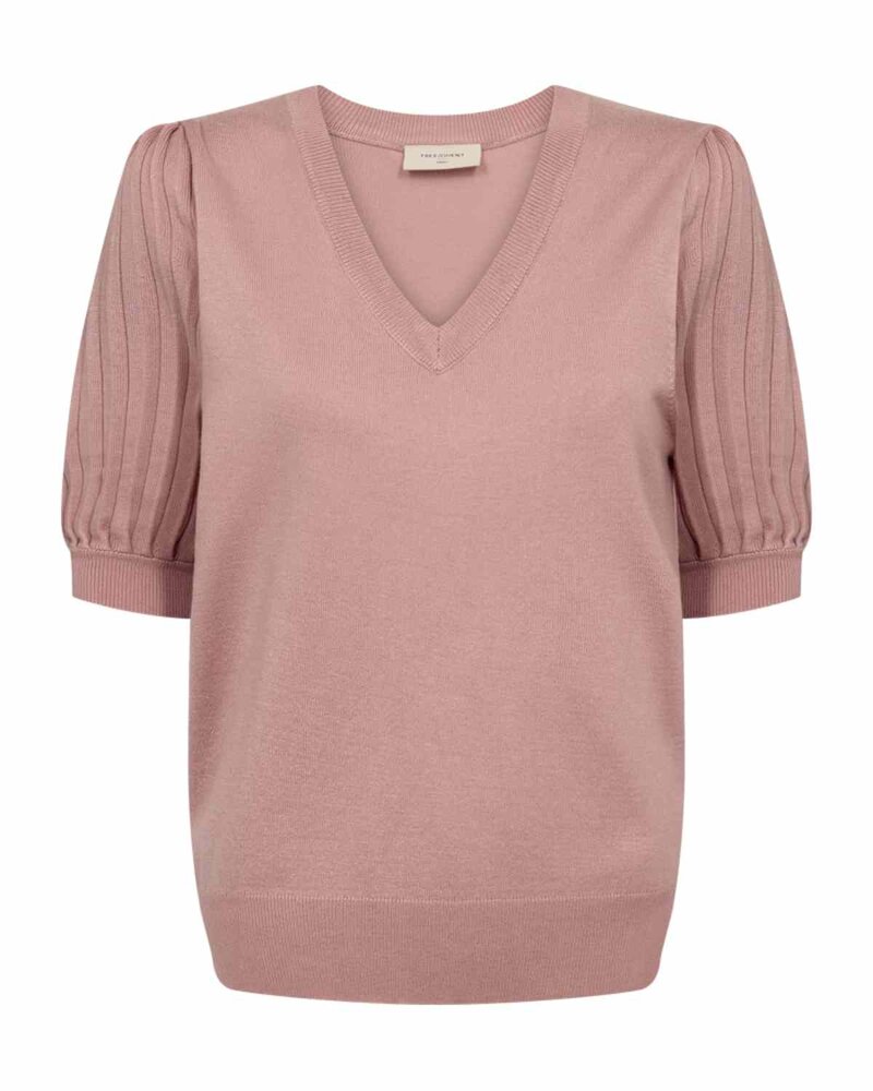 Joel Short-Sleeved Pullover Women Pale Mauve | Smilebutiken - Freequent