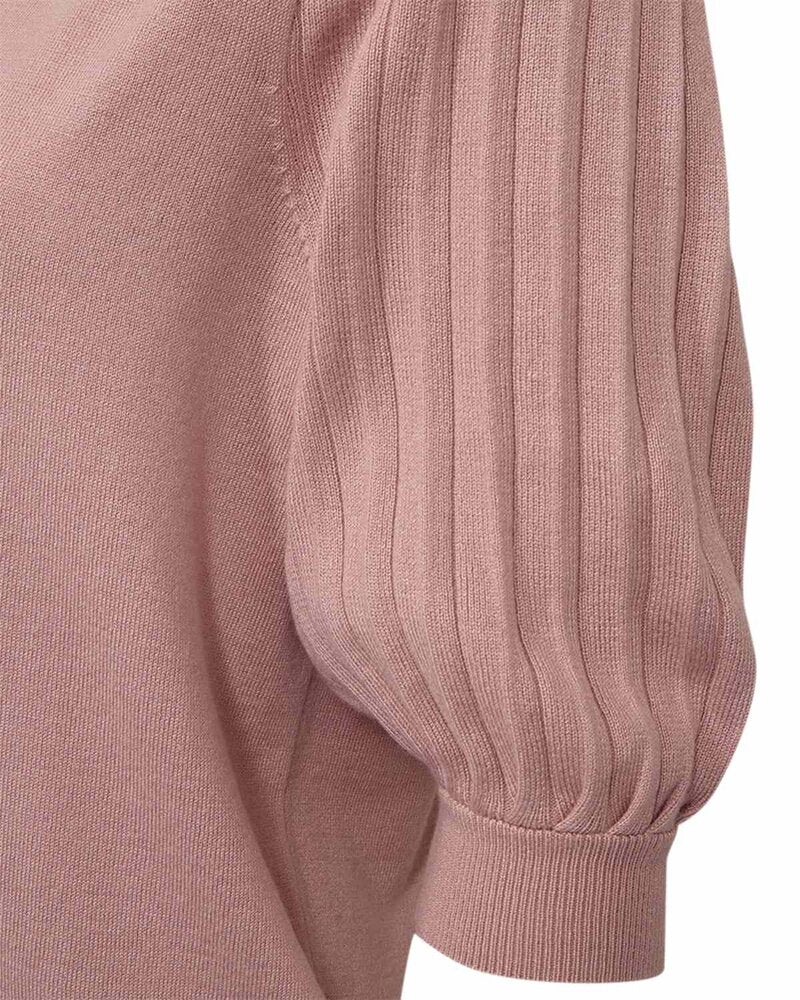 Joel Kortärmad Pullover Dam Pale Mauve | Smilebutiken - Freequent