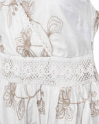 Jola Dress Women Brilliant White W Moonbeam | Smilebutiken - Freequent