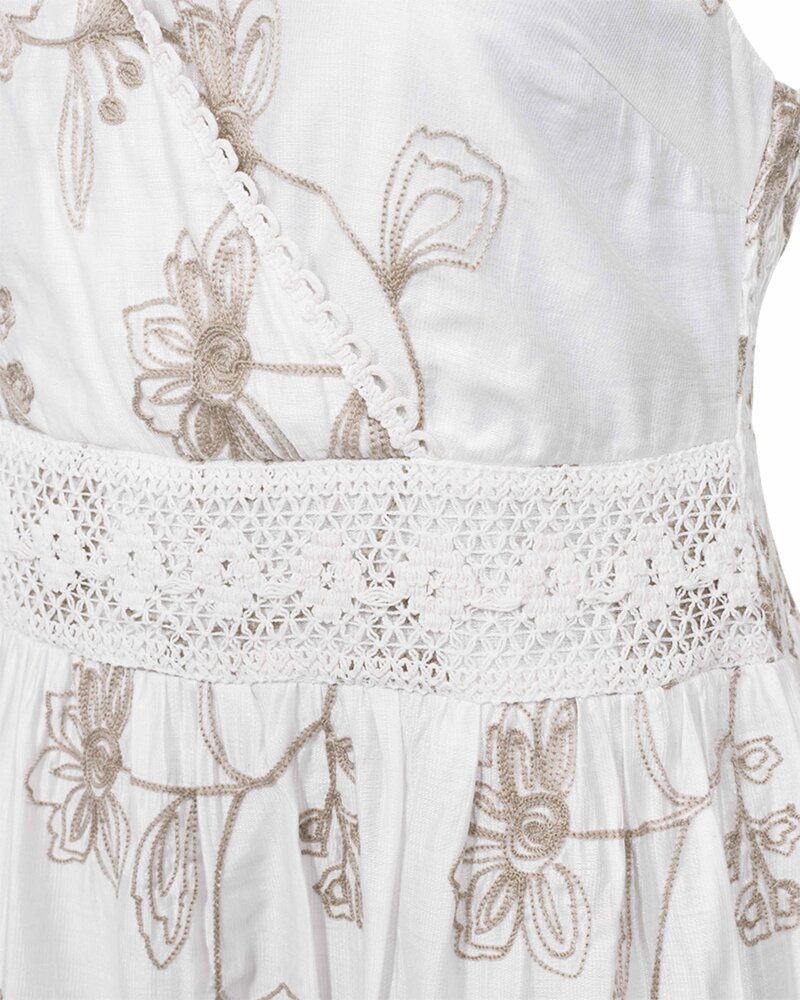 Jola Dress Women Brilliant White W Moonbeam | Smilebutiken - Freequent