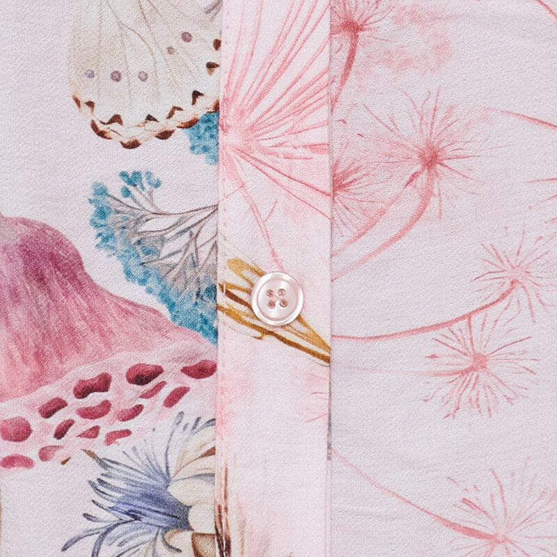 Jordan V-ringad Blus Dam Rosa Marta du Chateau | Smilebutiken