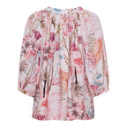 Jordan V-ringad Blus Dam Rosa Marta du Chateau | Smilebutiken