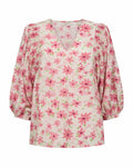 Jovi Blommig Blus Dam Moonbeam W Sweet Lilac | Smilebutiken - Freequent