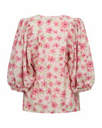 Jovi Blommig Blus Dam Moonbeam W Sweet Lilac | Smilebutiken - Freequent