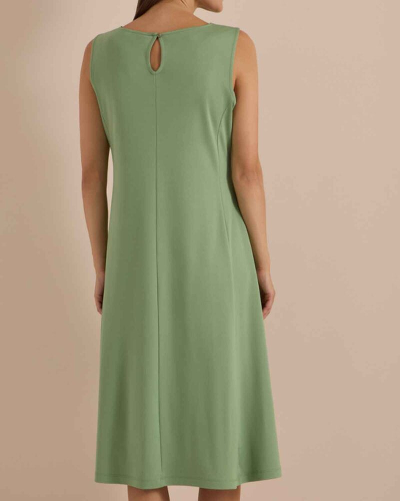 Joyce Ärmlös Trikåklänning Dam Deep Matcha Green | Smilebutiken - Cecil