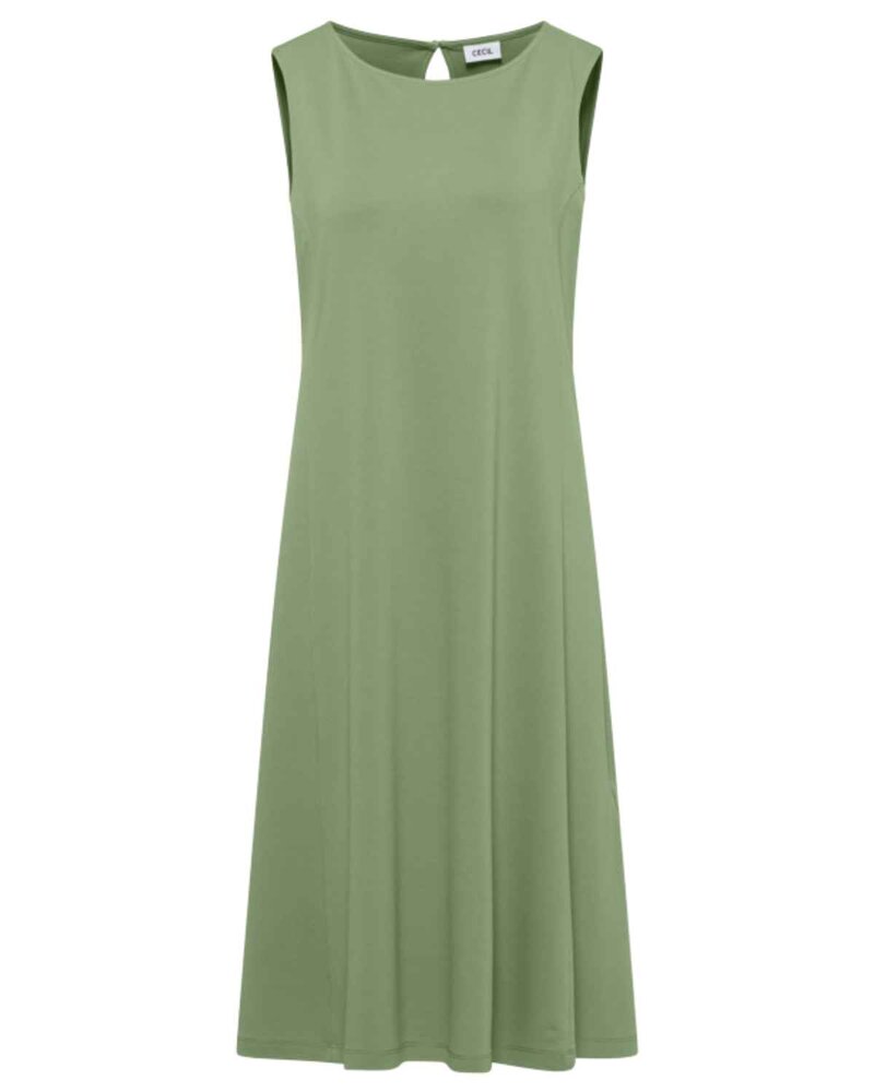 Joyce Ärmlös Trikåklänning Dam Deep Matcha Green | Smilebutiken - Cecil