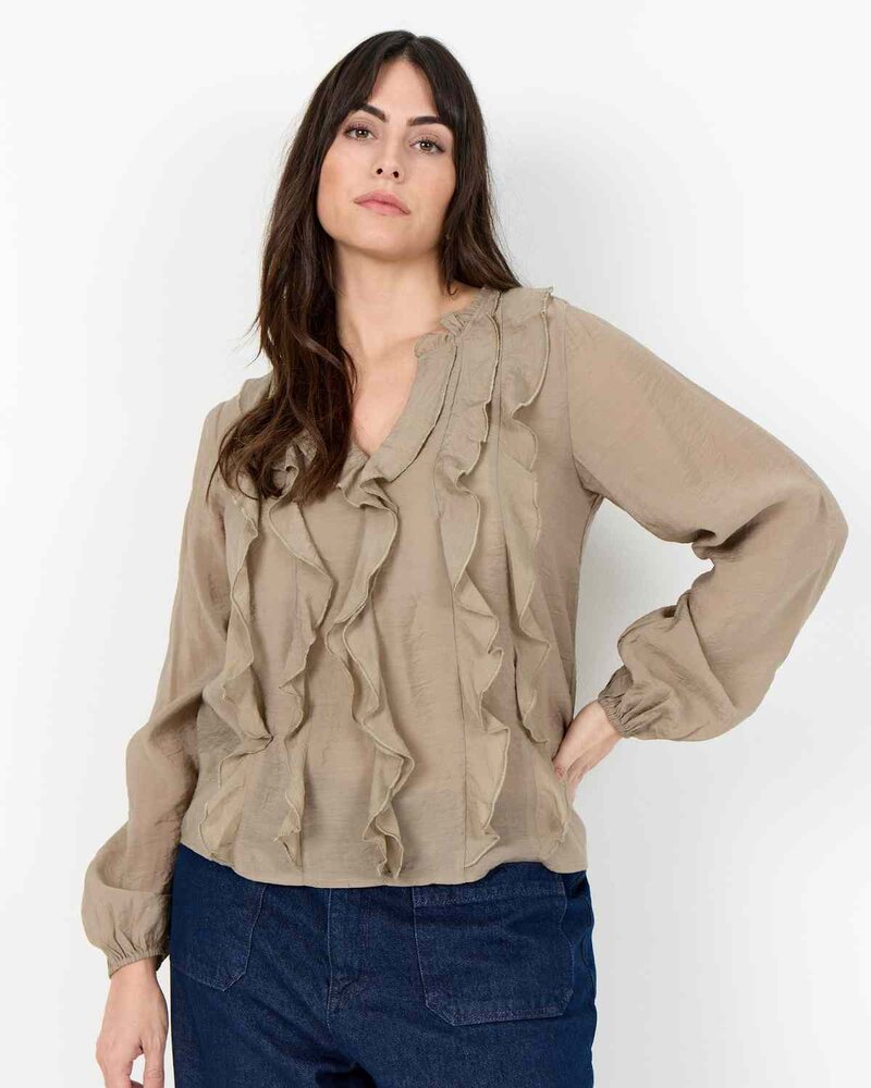Judit 1 Volangblus Dam Timber Wolf | Smilebutiken - Wasabiconcept