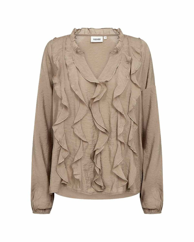 Judit 1 Volangblus Dam Timber Wolf | Smilebutiken - Wasabiconcept