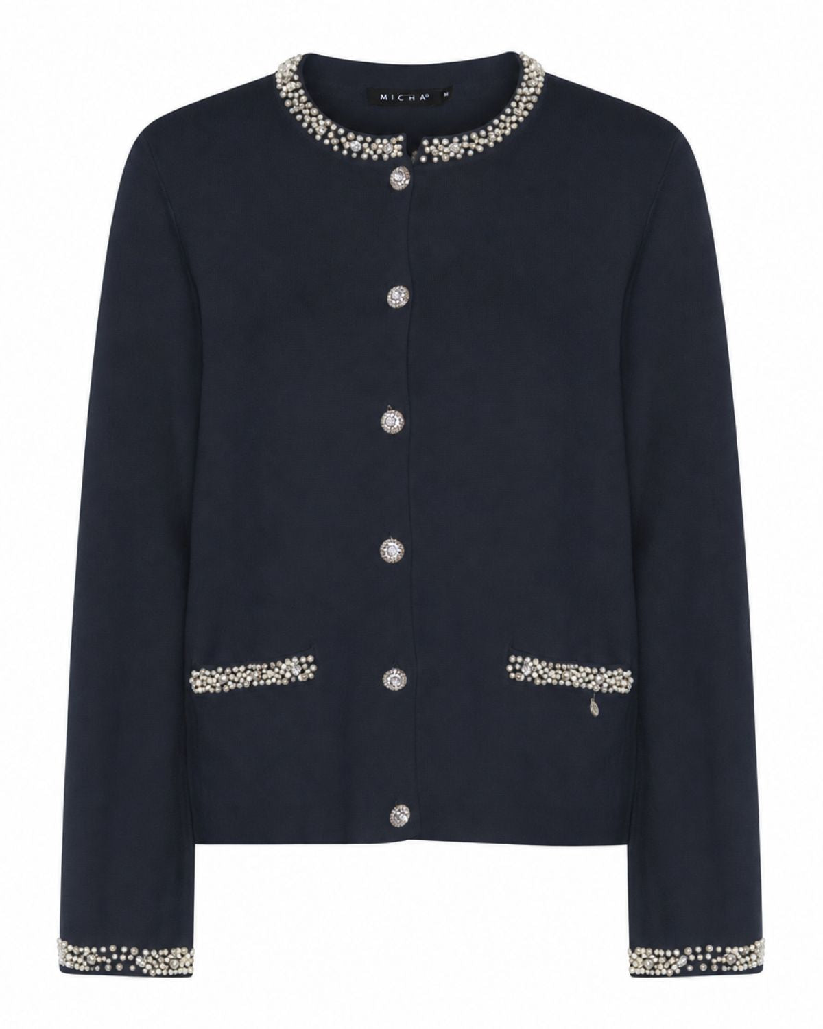 Julia Kofta med Pärlor Blå Navy | Smilebutiken - Micha