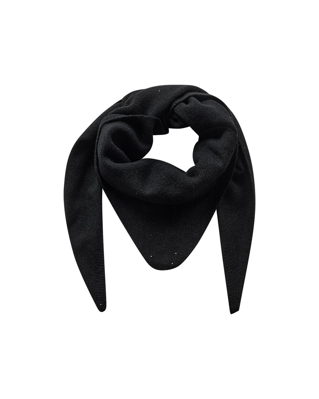 Junette Glittrig Halsduk Dam Svart Black | Smilebutiken - Soyaconcept