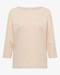 Kaia Tröja Med Båthals Dam Pearl Beige | Smilebutiken - Cecil
