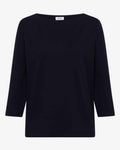 Kaia Tröja Med Båthals Dam Urban Dark Blue | Smilebutiken - Cecil