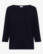 Kaia Tröja Med Båthals Dam Urban Dark Blue | Smilebutiken - Cecil