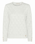 Kamila Crew-Neck Pullover Women Off-white | Smilebutiken - Micha