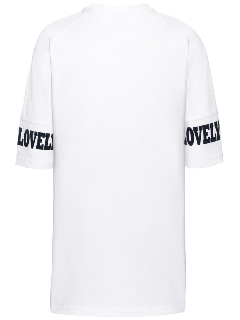 Kara Overzise Long Top Bright White Name it