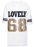 Kara Overzise Long Top Bright White Name it