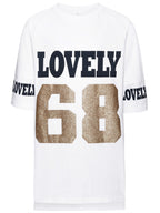 Kara Overzise Long Top Bright White Name it