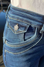 Alma Jeans Women Blue Karostar