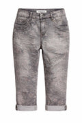 Sacha Capri Jeans Dam Black - Karostar
