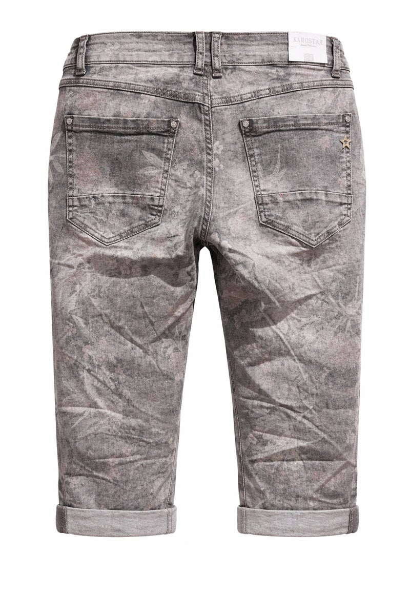 Sacha Capri Jeans Dam Black - Karostar