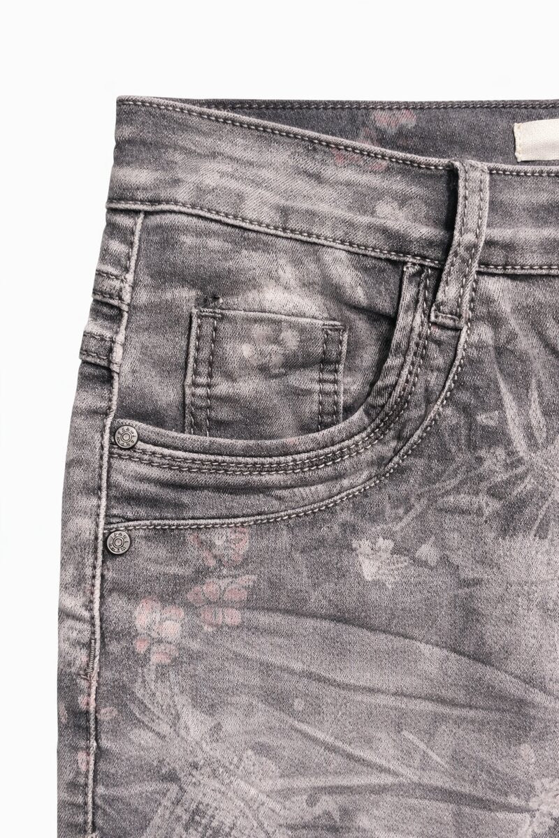 Sacha Capri Jeans Dam Black - Karostar