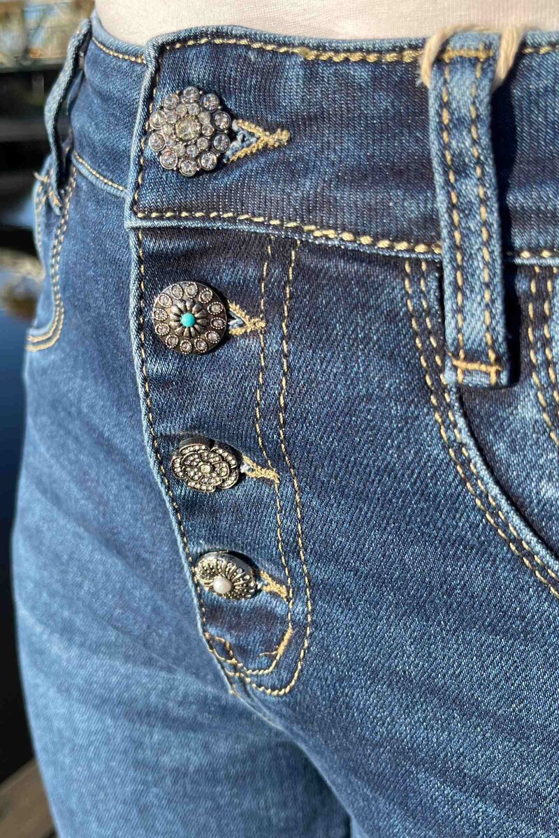 Selma Jeans Dam Blue Karostar