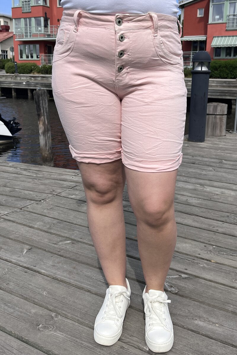 Karostar Shorts Denim Dam Pink Caramelle Fashion