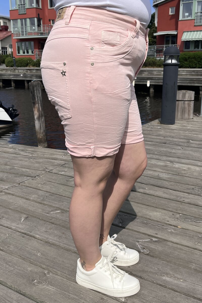 Karostar Shorts Denim Dam Pink Caramelle Fashion